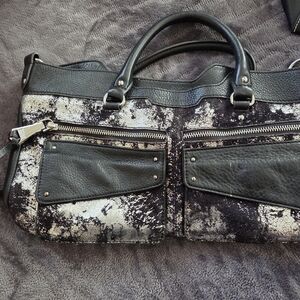 Black Designer Leather Bag